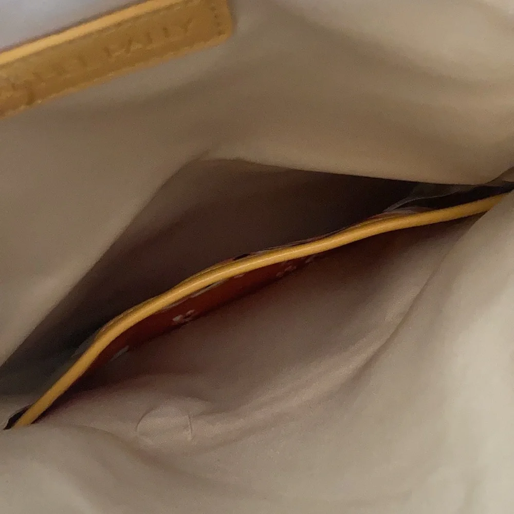 NEW Rachel Pally Reversible Vegan Leather Clutch Orange Handbag Bag NWT
